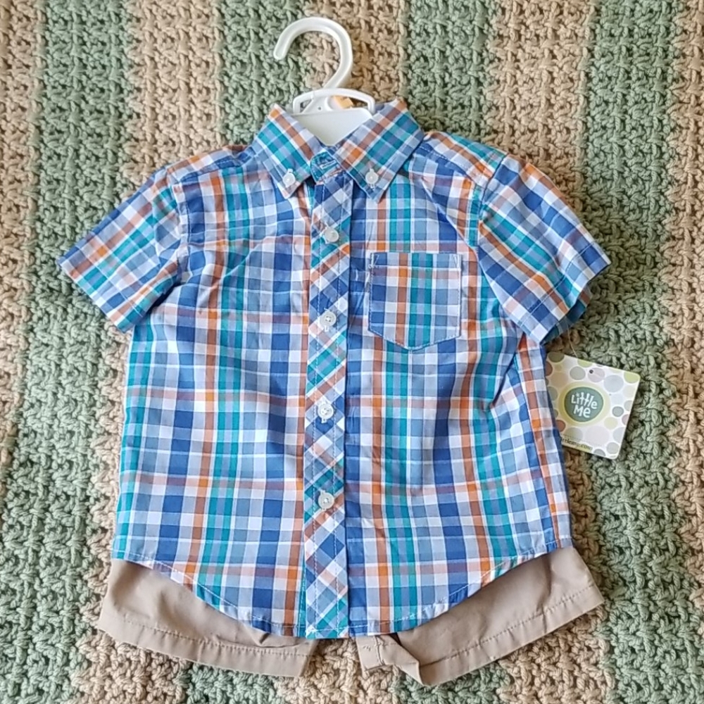 Baby Boy Shirt and Short Set